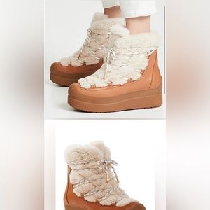 Tory Burch Courtney 60 mm Shearling Boots